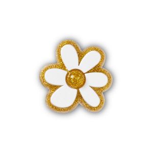 Gold and White Floral