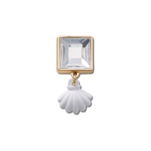 Silver Seashell Dangle