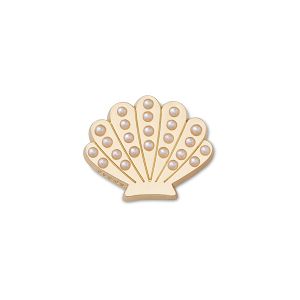 Gold and Pearl Seashell
