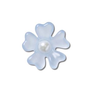Blue Frost Matte Pearl Flower