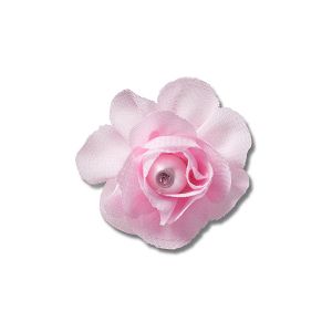 Pink Fabric Flower With Pearl
