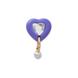 Purple Heart With Pearl