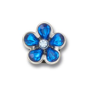 Silver and Blue Flower