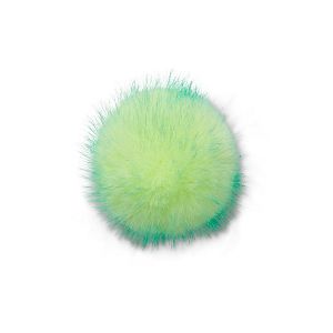Green Long Hair Puff