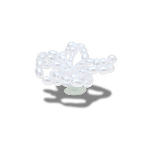 White Pearl Beaded Floral