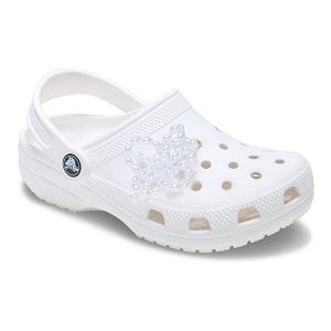 White Pearl Beaded Floral
