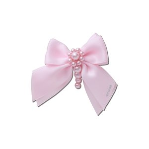 Pink Velvet Flower Bow
