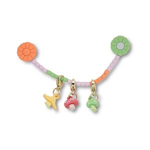 Pastel Floral Mushroom Chain