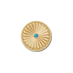 Gold Turquoise Western Stud
