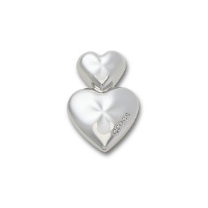 Silver Double Heart
