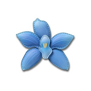Mega Blue Stitched Flower