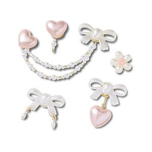 Bow and Pink Heart 5 Pack