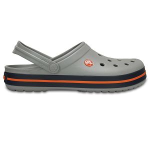 Crocband - Light Grey/Navy