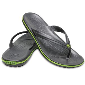 Crocband Flip - Graphite/Volt Green