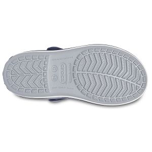 Crocband Sandal Kids - Light Grey/Navy