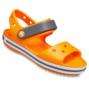 Crocband Sandal Kids - Blazing Orange/Slate Grey