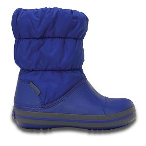 Winter Puff Boot Kids - Cerulean Blue/Light Grey