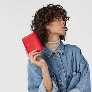 BILLETERA S. NEW DUBAI SAF. TRI-ROJO - ROJO