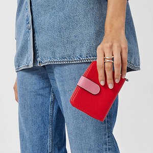 BILLETERA S. NEW DUBAI SAF. TRI-ROJO - ROJO