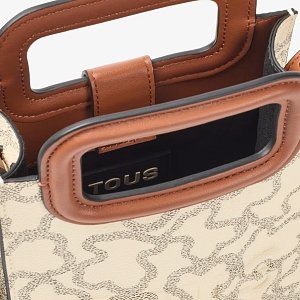 Mini Bolso Pop K Icon Beige-Multi - BEIGE