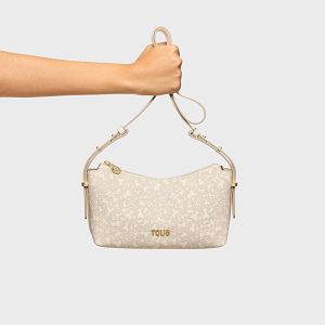 BANDOLERA M. KAOS MINI LINES BEIGE - BEIGE