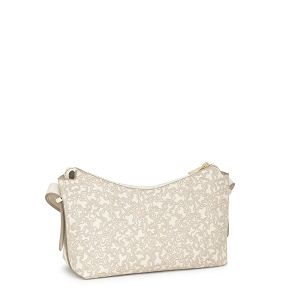 BANDOLERA M. KAOS MINI LINES BEIGE - BEIGE