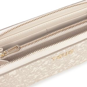 BILLETERA M. KAOS MINI LINES BEIGE - BEIGE