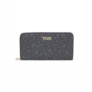 BILLETERA M. KAOS MINI LINES GRIS OSCURO - GRIS OSCURO