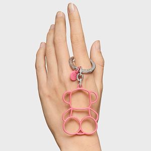 LLAVERO SILHOUETTE BOLD BEAR ROSA - ROSA