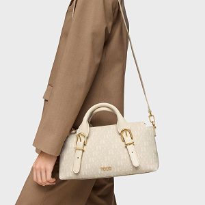BOWLING M. T BUCKLES SILHOUETTE BEIGE - BEIGE