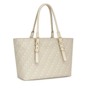CAPAZO L. TOUS BUCKLES SILHOUETTE BEIGE - BEIGE