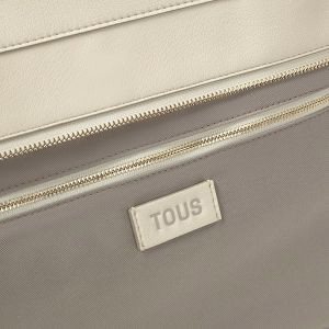 CAPAZO L. TOUS BUCKLES SILHOUETTE BEIGE - BEIGE