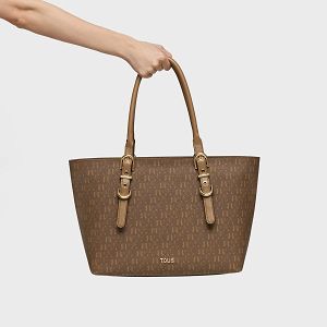 CAPAZO L. TOUS BUCKLES SILHOUETTE TIERRA - TIERRA