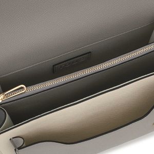 BANDOLERA M. AUDREE SAFFIANO BEIGE-GRIS - BEIGE - GRIS