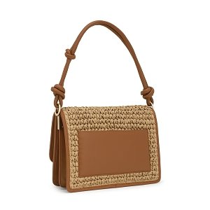 BANDOLERA M.AUDREE RAFIA CAMEL - RAFIA CAMEL