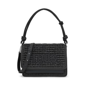 BANDOLERA M.AUDREE RAFIA NEGRO - NEGRO