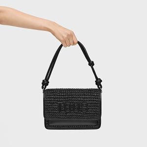 BANDOLERA M.AUDREE RAFIA NEGRO - NEGRO