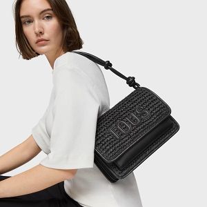 BANDOLERA M.AUDREE RAFIA NEGRO - NEGRO