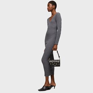 BANDOLERA S. AUDREE EYELETS NEGRO - NEGRO