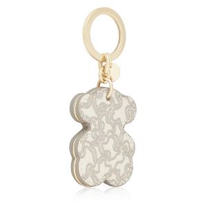 LLAVERO TRIPLE BEAR BEIGE - BEIGE