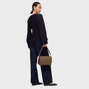 BANDOLERA M. AUDREE T BUCKLES SILH TIERR - TIERRA