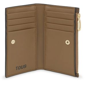 BILLETERA S. T BUCKLES SILHOUETTE TIERRA - TIERRA