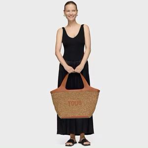 CAPAZO L. TOUS LIRIO RAFIA CAMEL - CAMEL
