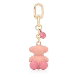 LLAVERO METAL BOLD BEAR ROSA OSC-DORADO - ROSA OSCURO