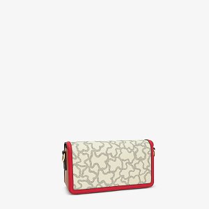 BANDOLERA S. KAOS ICON BEIGE-NEGRO - BEIGE - NEGRO