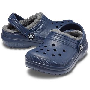 Classic Lined Clog K - Navy/Charcoal