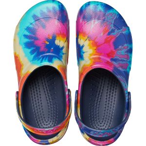 Bistro Graphic Clog - Navy