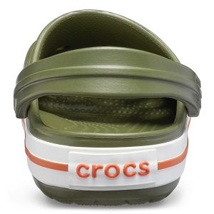 Crocband Clog K - Army Green/Burnt Sienna