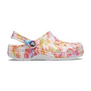 Classic Tie Dye Graphic Clog - Orange Zing/Multi
