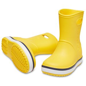 Crocband Rain Boot K - Yellow/Navy